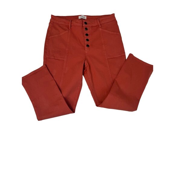 NWT Pistola Size 31 Salmon Jeans Five Button Front - Picture 12 of 14